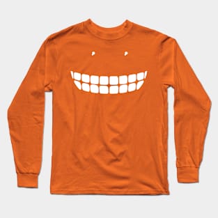 Floating Smile - in white Long Sleeve T-Shirt